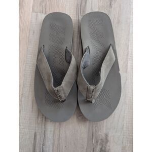 NEW Walk Hero Men's Orthotic Flip-flops Grey, Size 11 (S3)